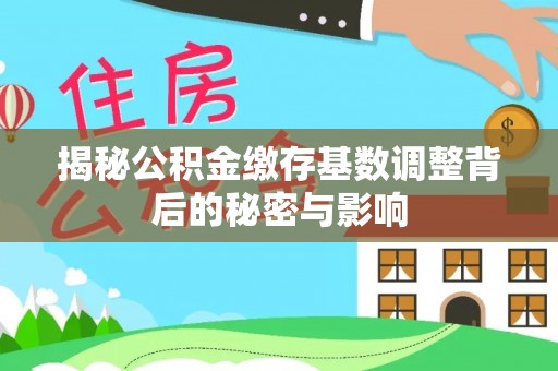 衡南揭秘公积金缴存基数调整背后的秘密与影响