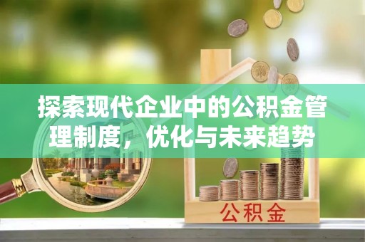 衡南探索现代企业中的公积金管理制度，优化与未来趋势