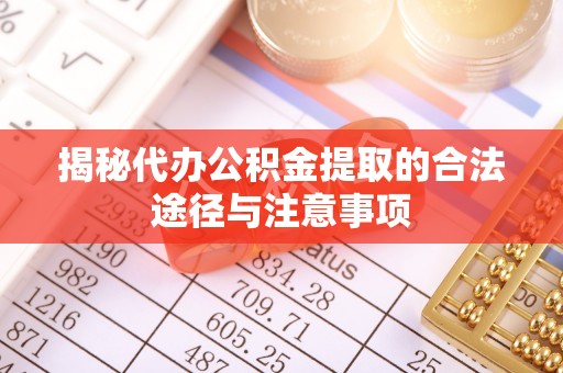 衡南揭秘代办公积金提取的合法途径与注意事项