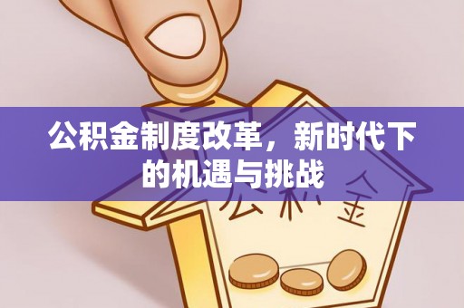 衡南公积金制度改革，新时代下的机遇与挑战