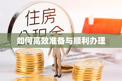 衡南如何高效准备与顺利办理