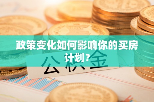 衡南政策变化如何影响你的买房计划？