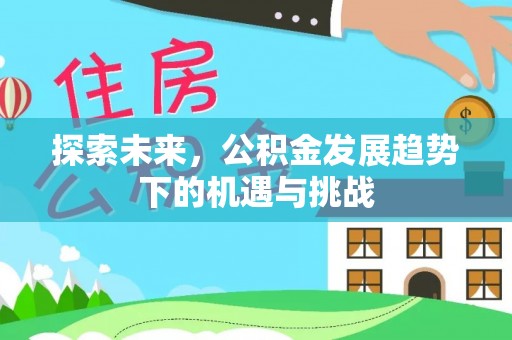 衡南探索未来，公积金发展趋势下的机遇与挑战