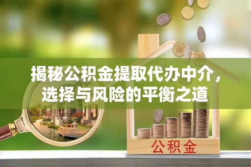 衡南揭秘公积金提取代办中介，选择与风险的平衡之道