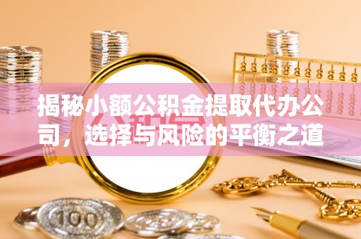 衡南揭秘小额公积金提取代办公司，选择与风险的平衡之道