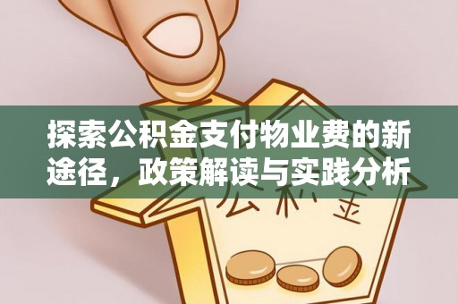 衡南探索公积金支付物业费的新途径，政策解读与实践分析