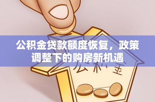 衡南公积金贷款额度恢复，政策调整下的购房新机遇