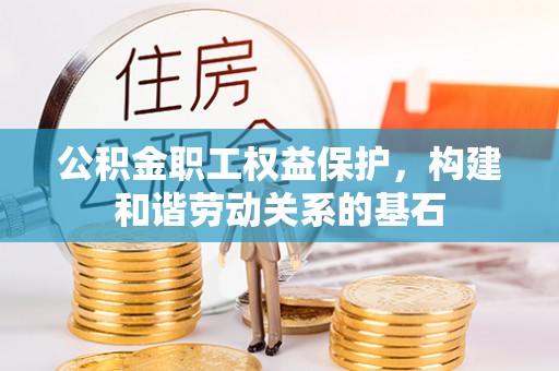 衡南公积金职工权益保护，构建和谐劳动关系的基石