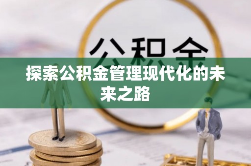 衡南探索公积金管理现代化的未来之路