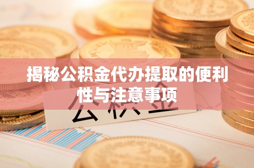衡南揭秘公积金代办提取的便利性与注意事项