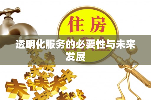 衡南透明化服务的必要性与未来发展
