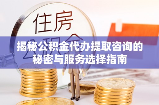 衡南揭秘公积金代办提取咨询的秘密与服务选择指南