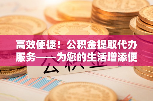 衡南高效便捷！公积金提取代办服务——为您的生活增添便利
