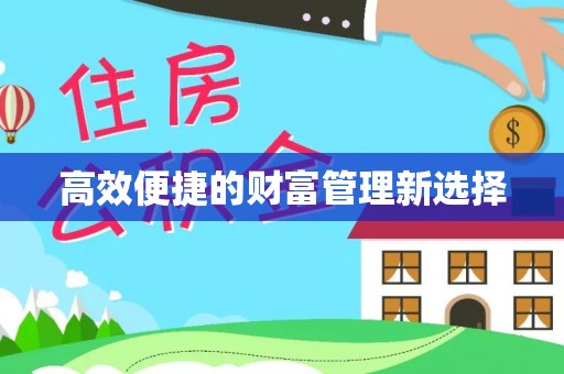 衡南高效便捷的财富管理新选择