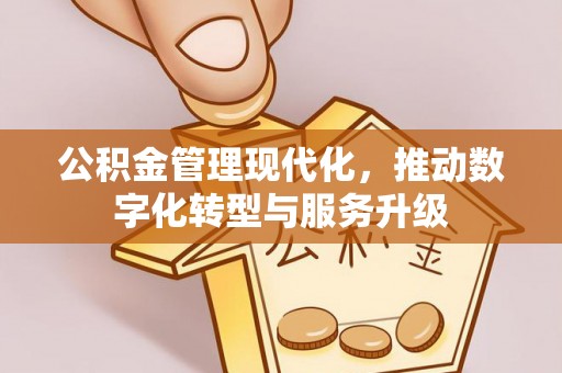 衡南公积金管理现代化，推动数字化转型与服务升级